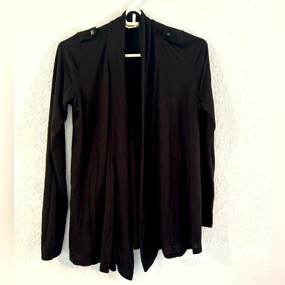 Black lightweight cozy cardigan size small